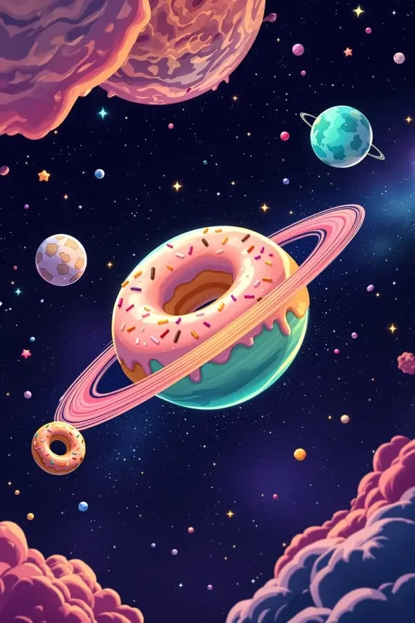 甜甜圈星球的秘密 海报封面